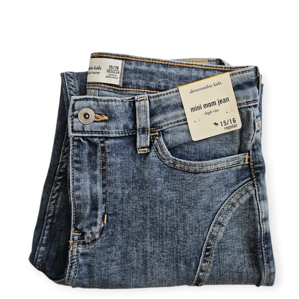 Abercrombie Kids Mini Mom Jeans
